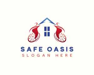 Wheelchair Disability Shelter logo
