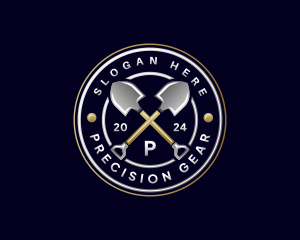 Shovel Tool Equipment logo