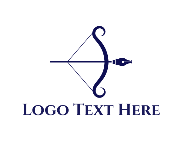 Blue Pencil logo example 2