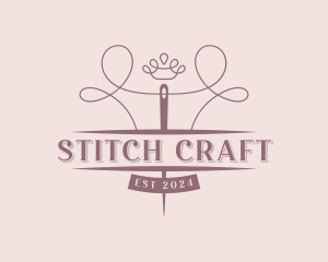 Tailor Needle Alteration logo design