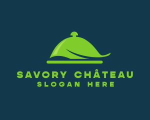 Restaurant Vegan Tray logo design