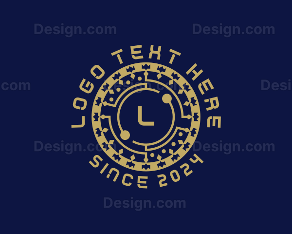 Digital Tech Cryptocurrency Logo