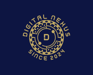 Digital Tech Crypto logo design