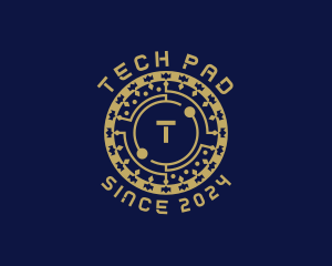 Digital Tech Cryptocurrency logo design