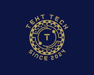 Digital Tech Cryptocurrency logo design