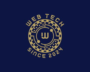 Digital Tech Cryptocurrency logo design