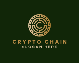 Crypto Coin Blockchain logo