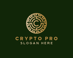 Crypto Coin Blockchain logo