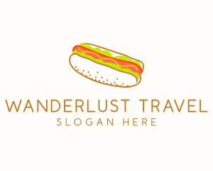 Hot Dog Snack Sandwich  logo