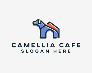 Dog Home Kennel logo design