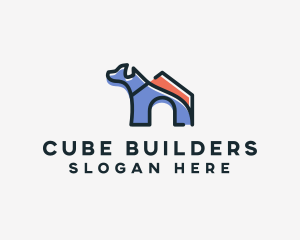 Dog Home Kennel logo design