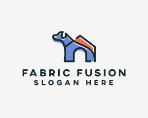 Dog Home Kennel logo design