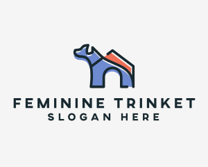 Dog Home Kennel logo design