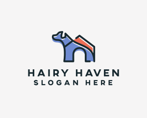 Dog Home Kennel logo design