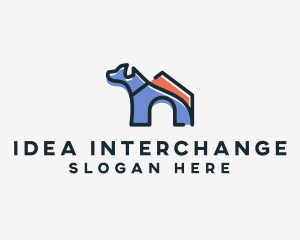 Dog Home Kennel logo design