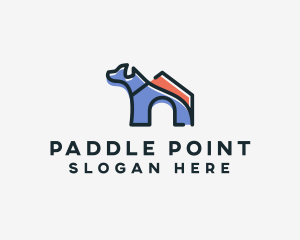 Dog Home Kennel logo design