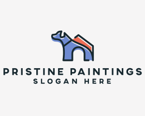 Dog Home Kennel logo design