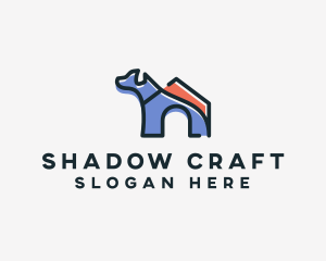 Dog Home Kennel logo design