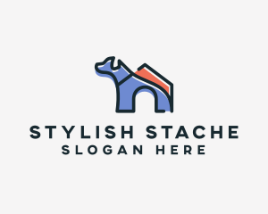 Dog Home Kennel logo design