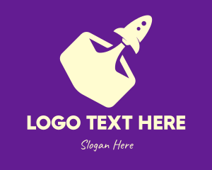 Memories - Rocket Launch Startup logo design