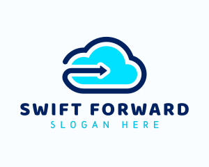 Cloud Arrow Forward logo design