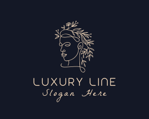 Fashion Floral Woman logo design