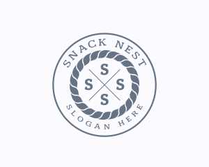 Hipster Rope Marine logo design