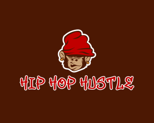 Hip Hop Street Monkey  logo design