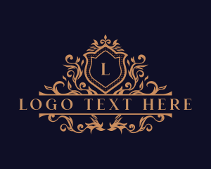 Luxury Ornament Wreath logo