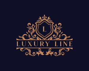 Luxury Ornament Wreath logo design