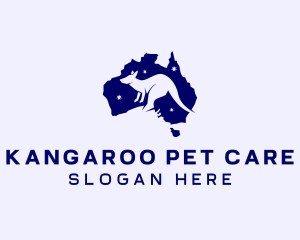 Australian Kangaroo Map logo