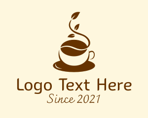 Natural Coffee Bean  logo