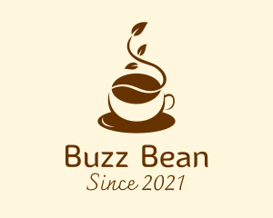 Natural Coffee Bean  logo design