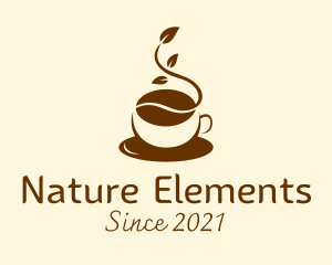 Natural Coffee Bean  logo design