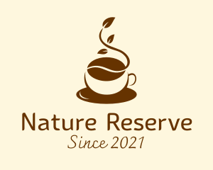 Natural Coffee Bean  logo design