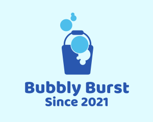 Bucket Bubble Suds logo design