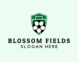 Soccer Ball Field logo design