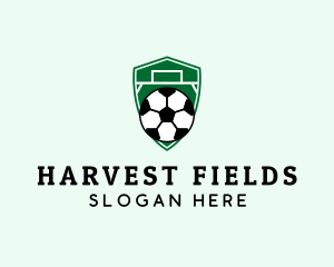 Soccer Ball Field logo design