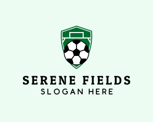 Soccer Ball Field logo design