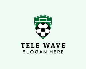 Soccer Ball Field logo design