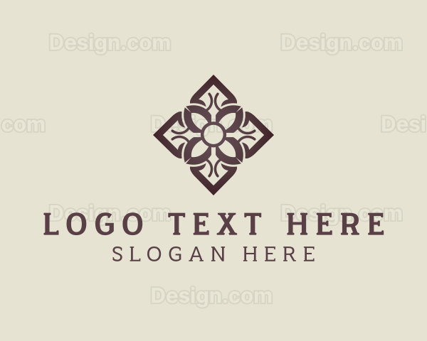 Floral Wedding Event Logo