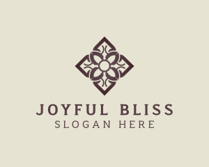 Floral Wedding Event Logo