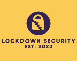 Electric Secure Padlock logo