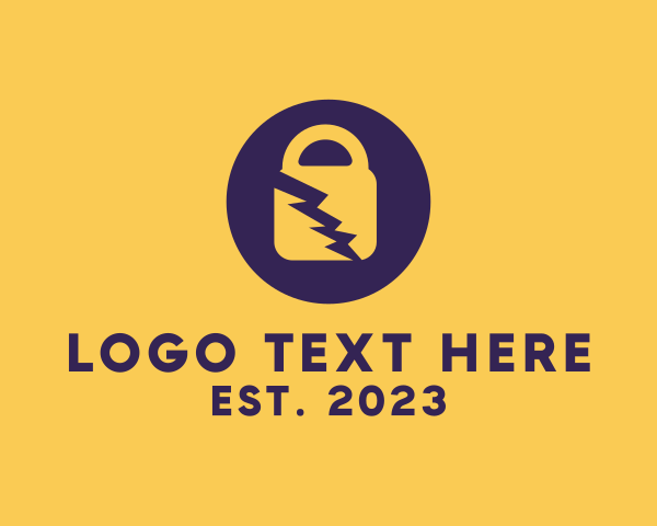Locked logo example 1