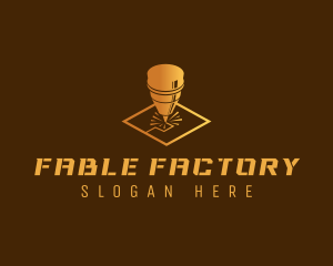 Laser Machine Factory logo design