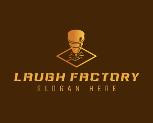 Laser Machine Factory logo design