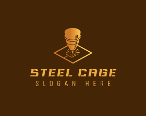 Laser Machine Factory logo design