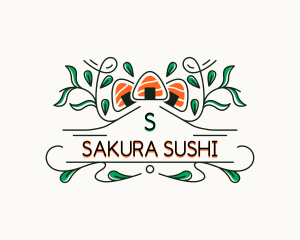 Sushi Restaurant logo design