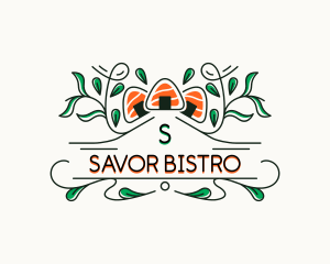 Sushi Restaurant logo design