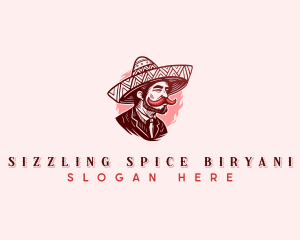 Spicy Chili Mustache logo design